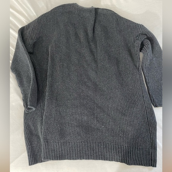 Grey Cardigan Sweater - Picture 2 of 2